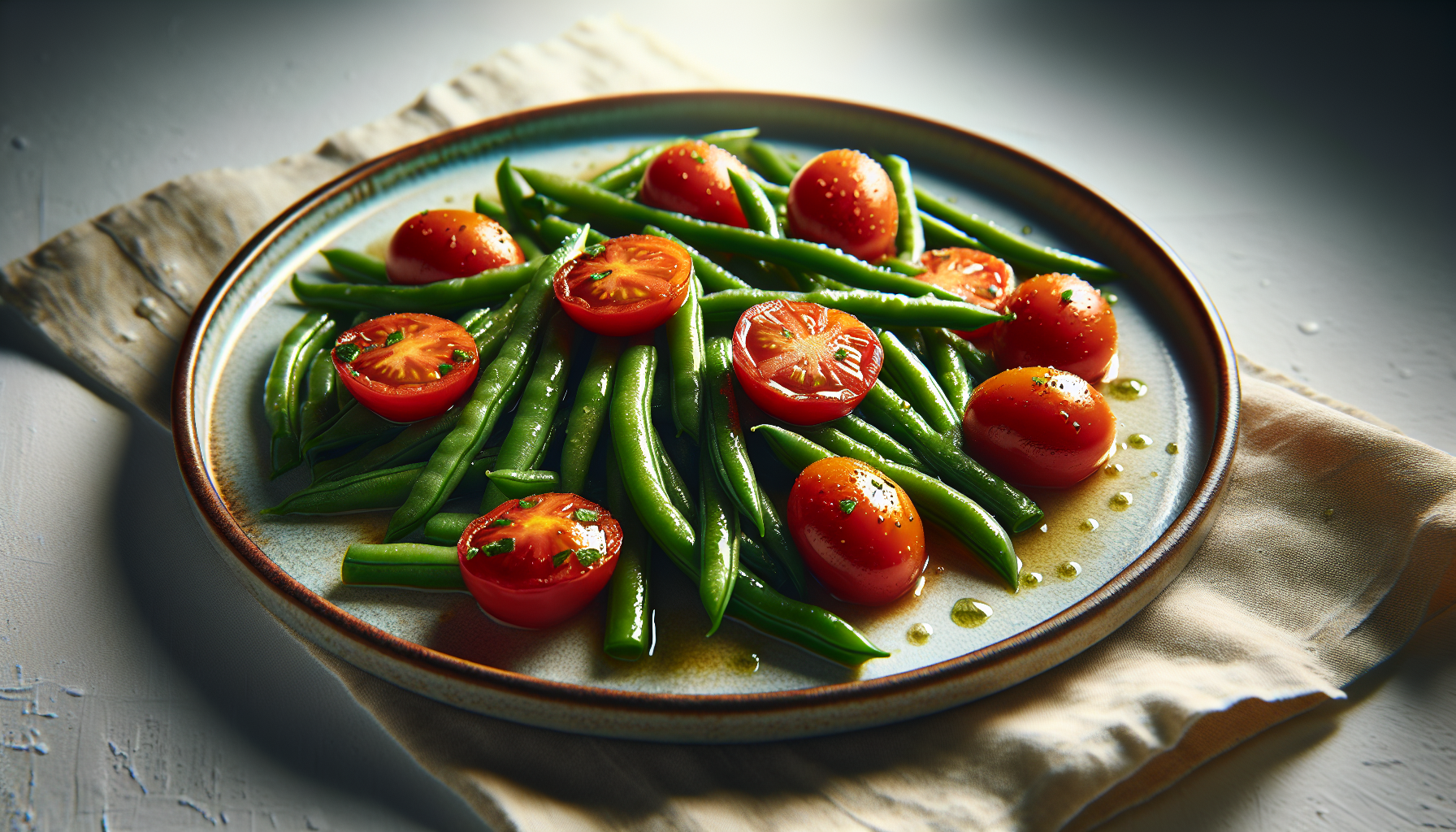 fagiolini con pomodori